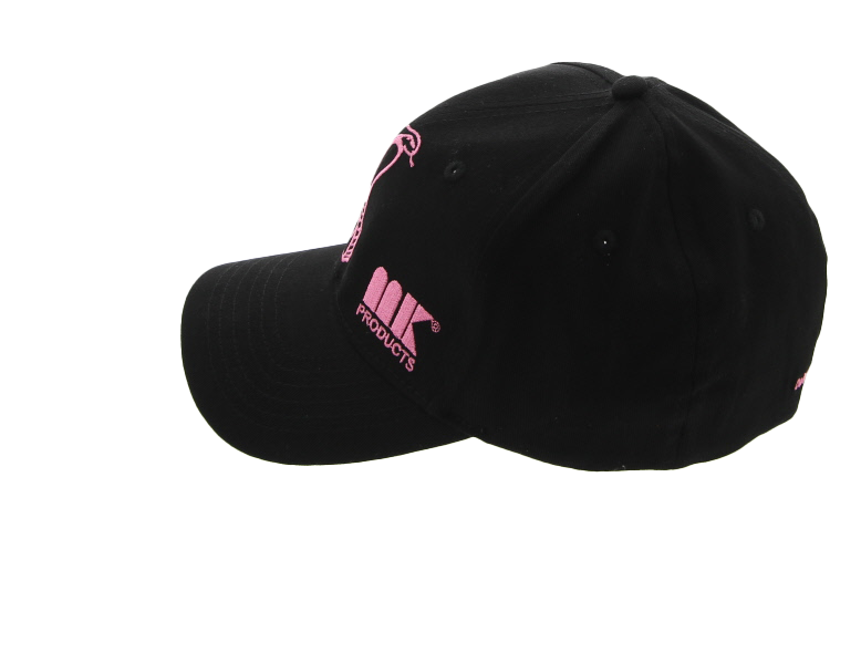 Pink On Black BCA Fitted Hat