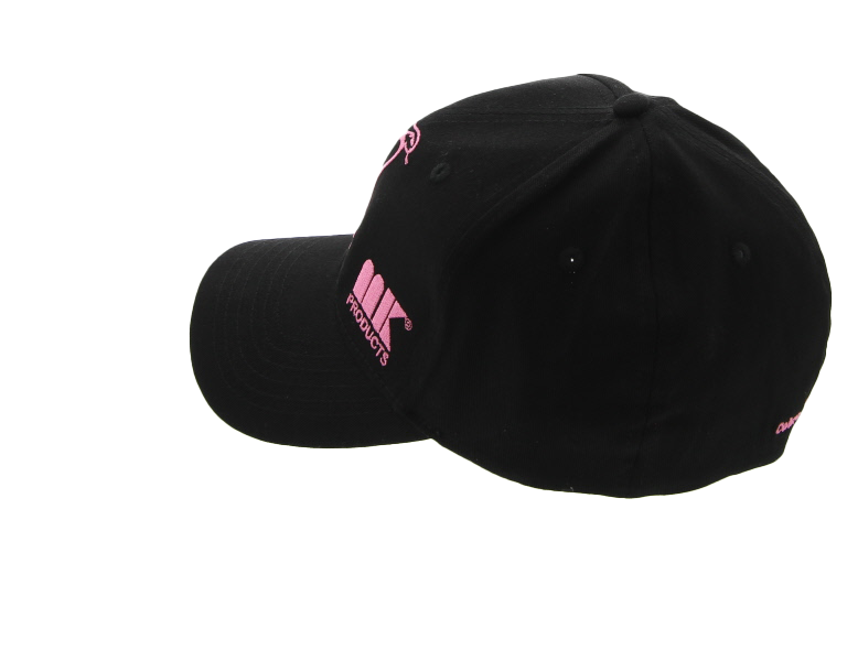 Pink On Black BCA Fitted Hat