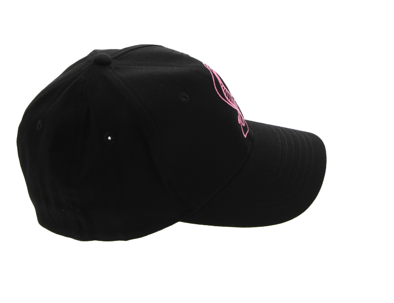 Pink On Black BCA Fitted Hat