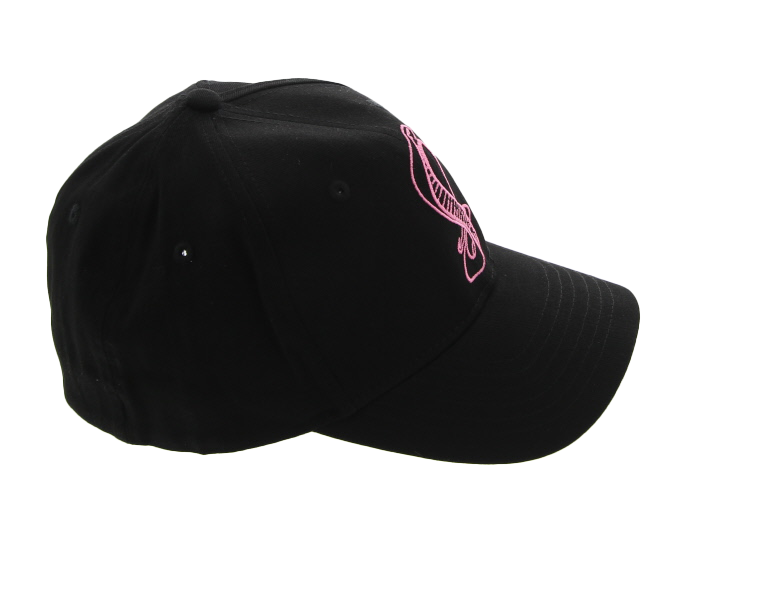 Pink On Black BCA Fitted Hat