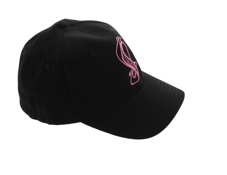 Pink On Black BCA Fitted Hat