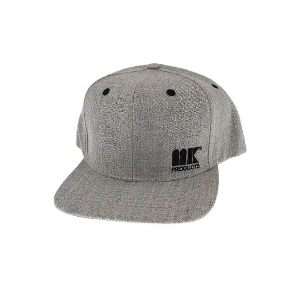 932-0019 Black On Gray MK Logo Snapback