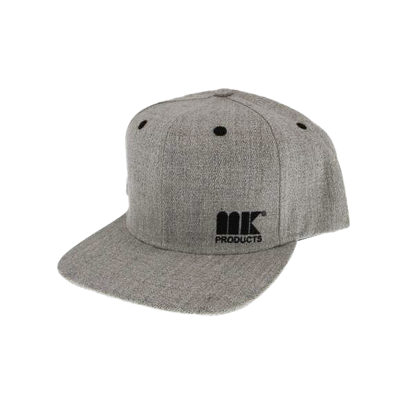 932-0019 Black On Gray MK Logo Snapback