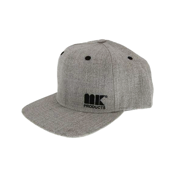 932-0019 Black On Gray MK Logo Snapback