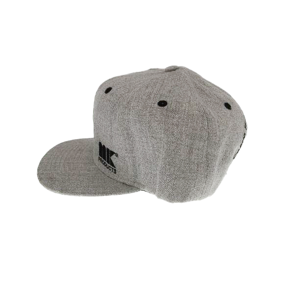 932-0019 Black On Gray MK Logo Snapback